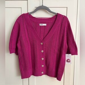 NWT Sonoma Short Sleeved Sweater